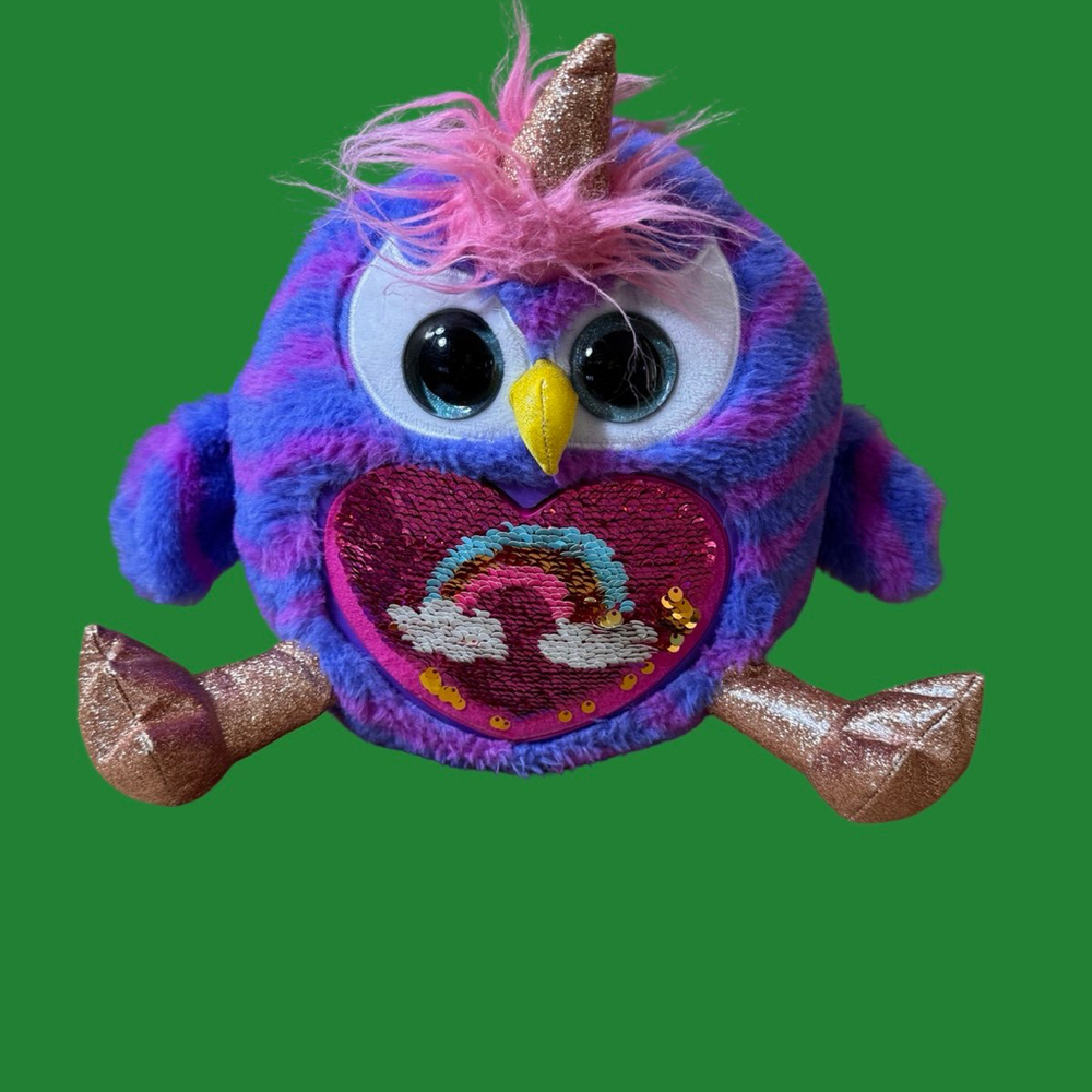 Zuru Rainbocorns Flair Peacock Rainbow Sequins Plush